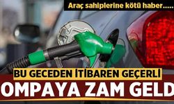 Benzine büyük zam!