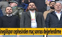 İnegölspor cephesinden sakaryaspor maçıyla ilgili açıklama