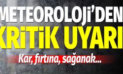 Meteoroloji’den kritik uyarı! Kar, fırtına, sağanak…