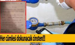 Üç yetim kardeş, sayacı okumaya gelen memura not bırakıp ricada bulundu: Su saatini de sökerseniz bu evde barınamayız
