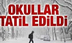 Bursa'da okullar tatil edildi