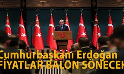 Cumhurbaşkanı Erdoğan: Fiyatlar balon sönecek