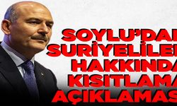 İçişleri Bakanı Soylu: Suriyelilerin bayram için ülkelerine gidişine müsaade etmeme kısıtımız var