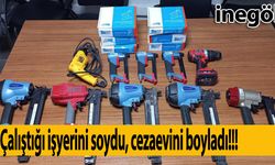 Çalıştığı işyerini soydu, tutuklandı