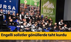 Engelli solistler gönüllerde taht kurdu