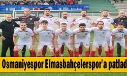 Elmasbahçelerspor 0  Osmaniyepor 4