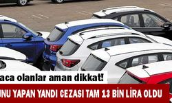 Araca olanlar aman dikkat! Bunu yapan yandı cezası tam 13 bin lira oldu