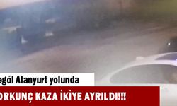 İnegöl Alanyurt yolunda kaza 2 yaralı