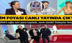 SMA'lı çocuğunun paralarıyla zevk sürdü canlı yayında yakayı ele verdi