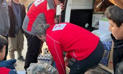 Kızılay İnegöl ekibi, depremzede köylerde