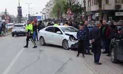 Ahmet Akyollu caddesi korkutan kaza
