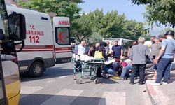 Halk otobüsünün çarptığı yaya yaralandı