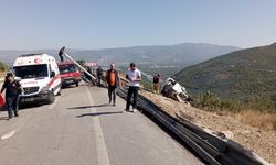 İznik'te feci kaza 1 ölü 1 ağır yaralı