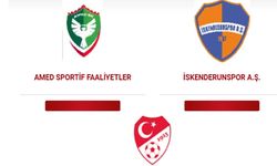 Amed Sportif Faaliyetler iskenderun FK maçını canlı izle