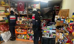 Bursa'da jandarmadan kaçak ve sahte alkol uygulaması