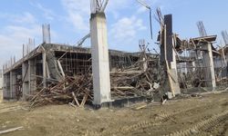 İnegöl Akhisar'da inşaat çöktü 6 işçi yaralandı