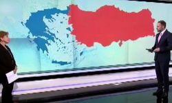 Yunan denize dökülmeyi özledi! Devlet televizyonunda skandal Türkiye haritası