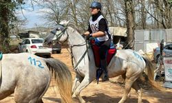 En dayanıklı atlar 120 km’lik parkurda yarıştı