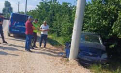 Düzce'de trafik kazası 2 kişi yaralandı