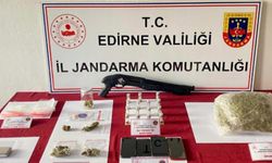 Edirne Jandarma Komutanlığı'ndan uyuşturucu operasyonu