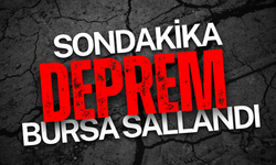 Bursa yine sallandı! Gemlikte 3,4 büyüklüğünde deprem