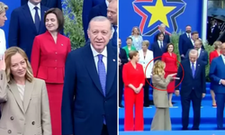 Erdoğan ile Meloni zirvede yan yana gedli! İkili arasında dikkat çeken diyalog