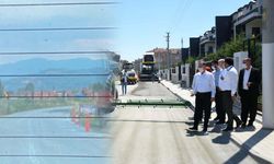 İnegöl'de beton yollar tutmadı!