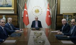 Cumhurbaşkanı Erdoğan başkanlığında güvenlik toplantısı yapıldı