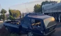 Düzce'de otomobil tıra çarptı! 2 yaralı