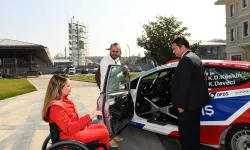 Bursa'da Engellere meydan okuyan pilot