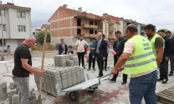 İnegöl'de Ertuğrulgazi'ye 43 araçlık otopark hizmete girdi