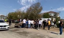 İnegöl alanyurt yolunda feci kaza 2 yaralı