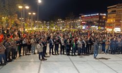 İnegöl'de filistin için nöbet! 2 gün sürecek
