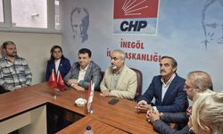 CHP İnegöl İlçe Başkanlığı’na Hayırlı Olsun Ziyaretleri Sürüyor
