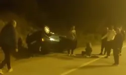 Akçakoca'da araç şarampole devrildi: 1 Yaralı