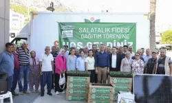 Aydıncık'ta üreticiye Büyükşehir desteği