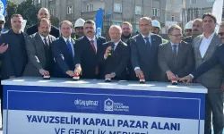 Bursa Yıldırım'a dev yatırım... Yavuzselim Kapalı Pazar Alanı ve Gençlik Merkezi'nin temeli atıldı