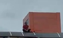 İnegöl-Alanyurt Yolu Üst Geçidinde Hareketli Anlar