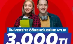 İstanbul Maltepe'den üniversitelilere aylık 3 bin TL destek