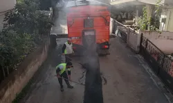 Kocaeli Gebze'de asfalt mesaisi sürüyor