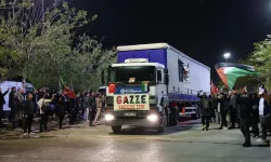Kocaeli'nin ilk yardım tırları Gazze'ye uğurlandı