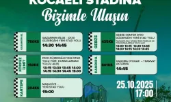 Kocaelispor maçına ulaşım seferberliği