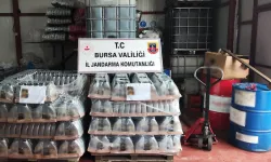 Mudanya'da Jandarma'dan kaçak motor yağı operasyonu