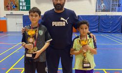 Bursa’da Minikler Masa Tenisinde Çifte Şampiyonluk