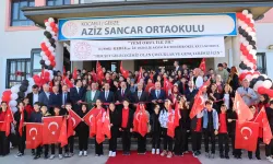 Aziz Sancar Ortaokulu Gebze'de törenle hizmete açıldı