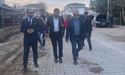 Şahin Huzur Mahallesi’ndeki altyapı çalışmalarını inceledi