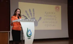 Çayırova'da kadına yönelik şiddetle mücadele eğitimi