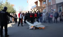 Erzurum'da Aile ve Sosyal Hizmetler'den farkındalıklı tatbikat
