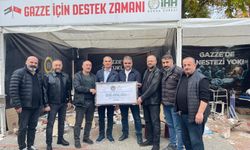 Kafkas yardım derneğinde gazze'ye destek