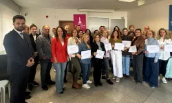 İzmir Meslek Fabrikası'nda sertifika sevinci